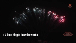 중국 공장 도매 1.2인치 13발 단일 행 S 케이크 불꽃놀이
