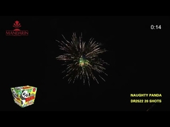 20 Shots Consumer Cake Fireworks 30*36*225mm Panda Fireworks