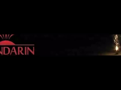 5m45s 실버 콜드 스테이지 분수 불꽃놀이 피로 만다린 피로테크닉