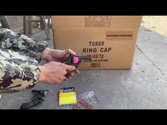 신상품 장난감 총 불꽃놀이 121 카우보이 모자 8샷 플라스틱 반지 모자