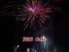 2025 중국 공장 100 샷 종이 케이크 불꽃놀이 FAFBWL 도매 피로테크닉 신화 불꽃놀이