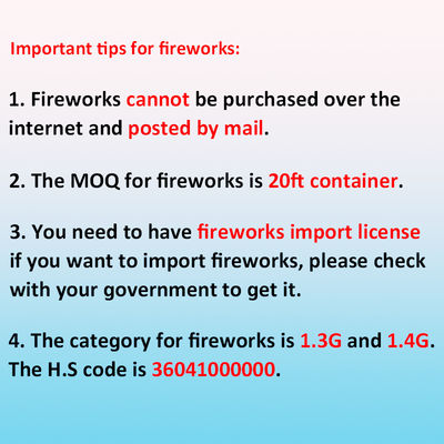 Mandarin Fireworks Liuyang Customized Party Festival Wedding 100 Shots Daytime Cake Fireworks Pyrotechnics Color Smoke Bombs