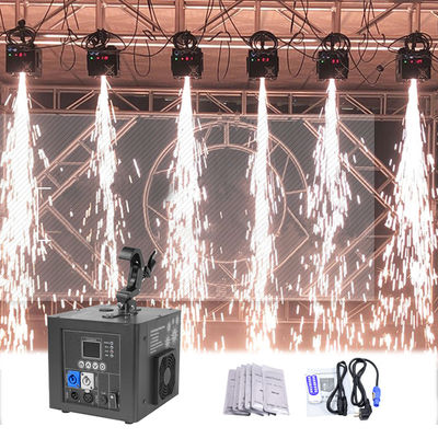 800W 폭포 원격 역전 냉정 스파크 기계 스테이지 스파크 낙하 제어 모드 DMX512/리모트