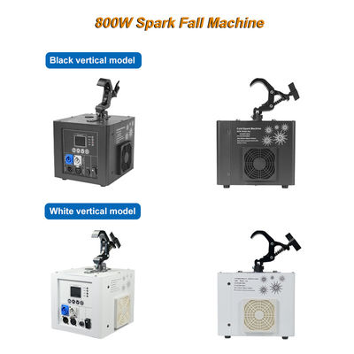 800W Waterfall Remote Inverted Cold Spark Machine for Stage Spark Fall Control Mode DMX512/Remote