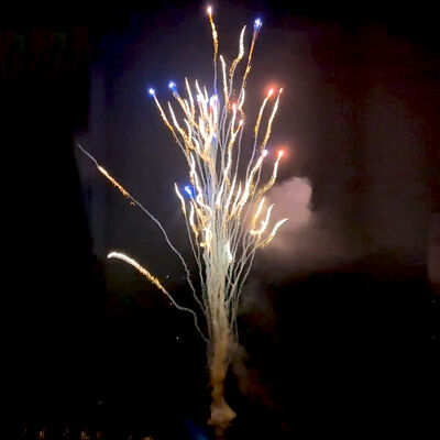 중국 공장 맞춤 100발 늑대 울음 케이크 불꽃놀이 도매 불꽃놀이 신년 크리스마스 결혼 축하용