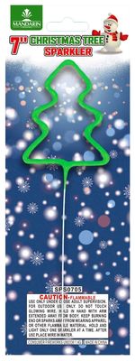 7인치 크리스마스 트리 모양 커스터마이징 할 수 있는 불꽃놀이