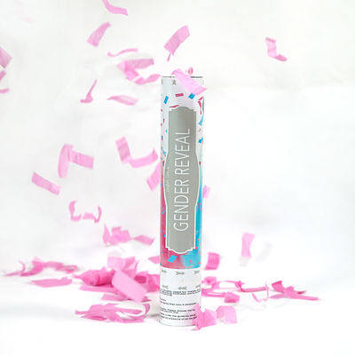 Gender Reveal Party Pink Blue Color Blower Holi Powder Confetti Cannon