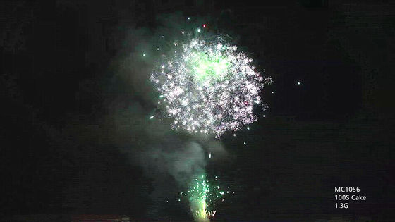 축제 축하를 위한 AFSL 주문형 100 샷 전문적 케이크 불꽃놀이