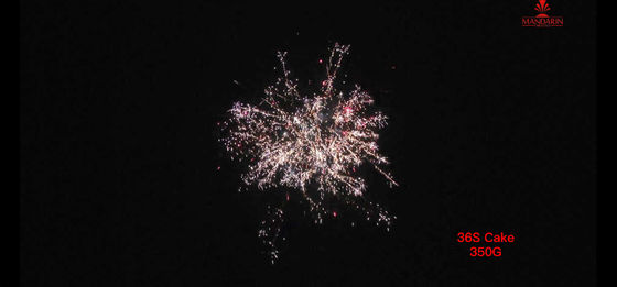 350G 36 샷 케이크 불꽃놀이 국제 운송을 위해 사용자 정의 가능한 효과의 피로텍